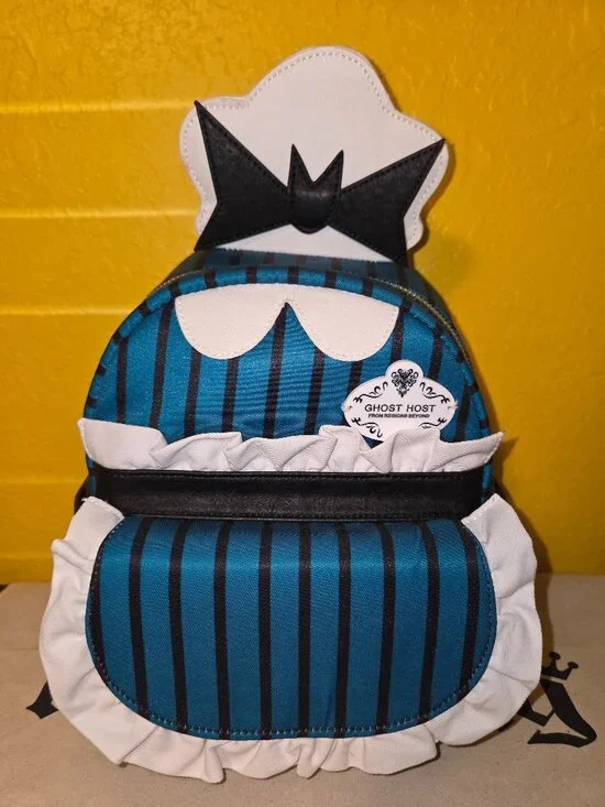 Loungefly Disney Haunted Mansion Ghost Host Mini Backpack - Picture 1 of 9